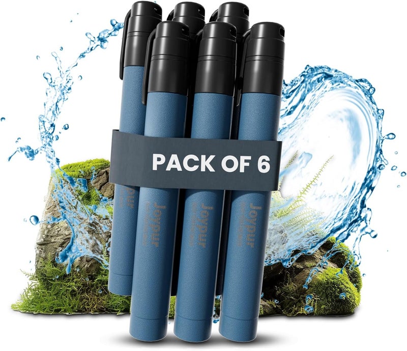 joypur Portable Water Filter Straw Survival, Essential Camping & Hiking Gear, Water Purification Straw for Travel, Biking and Emergency Preparedness - Image 1